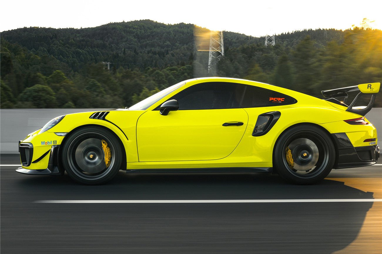 2013 - 2019 Porsche 991 Turbo/S GT2RS Carbon Fiber Side Skirts